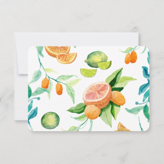 RSVP Respons Citrus Oranje Kumquat Lemon Simple (Achterkant)