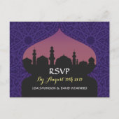 RSVP Respons Huwelijk Briefkaart Arabian Nights (Voorkant)
