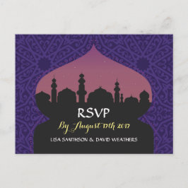 RSVP Respons Huwelijk Briefkaart Arabian Nights