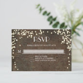 RSVP Respons Industriële Chic Brick String Lichten (Staand voorkant)