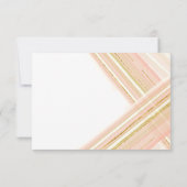 RSVP respons Moderne lijnen Art Deco Faux Gold (Achterkant)