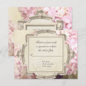 RSVP Respons Parisian  Hydrangea Manor (Voorkant / Achterkant)