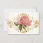 RSVP Respons Parisian  Roos Manor House Kaartje (Achterkant)