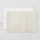 RSVP Respons  Rustic Shiplap Floral Peony (Achterkant)