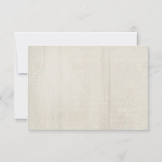 RSVP Respons  Rustic Shiplap Floral Peony Kaartje (Achterkant)