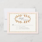 RSVP Response Copper Roos Gold Laurel Leaf Wreater (Voorkant)