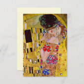 RSVP Response Kaart; de Kus van Gustav Klimt (Voorkant / Achterkant)