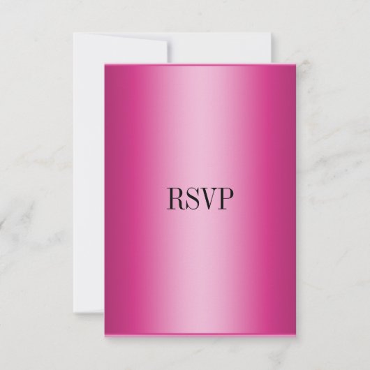 RSVP Response Kaart Roze Alle Evenementen (Voorkant)