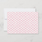 RSVP RESPONSE modern bloktype blauw roze (Achterkant)