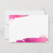 RSVP RESPONSE RESPONSE KAART verguld goudroze zwar (Achterkant)