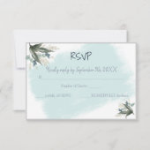 RSVP Response Wedding Kaart (Voorkant)