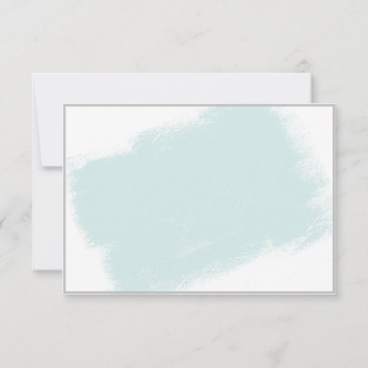 RSVP Response Wedding Kaart (Achterkant)