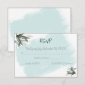 RSVP Response Wedding Kaart (Voorkant / Achterkant)