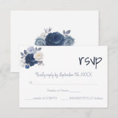 RSVP Response Wedding Kaart (Voorkant / Achterkant)