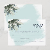 RSVP Response Wedding Kaart (Voorkant / Achterkant)