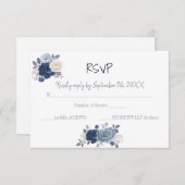 RSVP Response Wedding Kaart (Voorkant / Achterkant)
