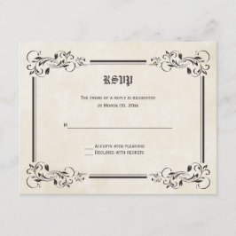 RSVP-responskaarten voor sprookjes RSVP Kaartje