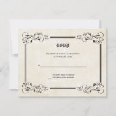 RSVP-responskaarten voor sprookjes RSVP Kaartje (Voorkant)