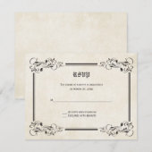 RSVP-responskaarten voor sprookjes RSVP Kaartje (Voorkant / Achterkant)