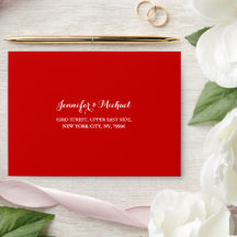 RSVP-retouradres voor kerstbruiloft