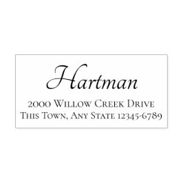 RSVP-retouradresstempel Zelfinktende Stempel