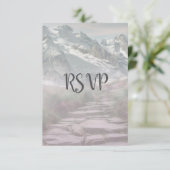 RSVP | Rocky Mountain Winter Sneeuw Wedding (Staand voorkant)