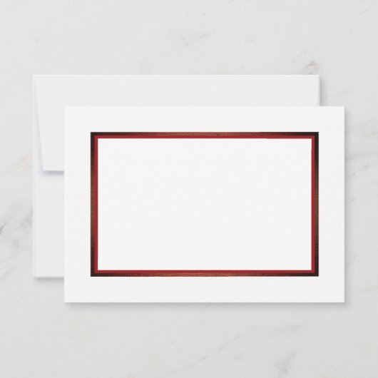 RSVP Rode papavers en rond het rond de bruiloft (Achterkant)