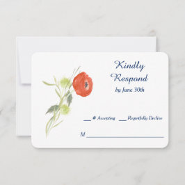 RSVP Rode Ranuculus Flower Wedding