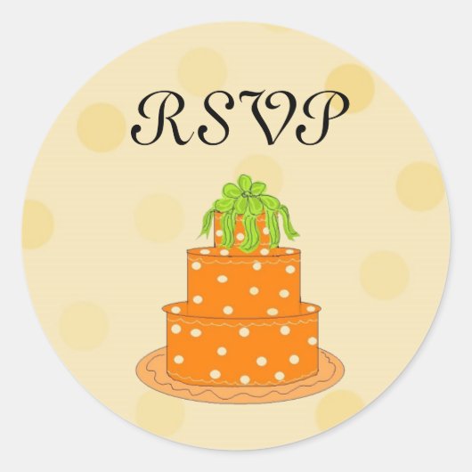RSVP RONDE STICKER (Voorkant)