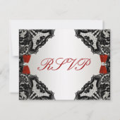RSVP Rood, wit en zwart Kaartje (Achterkant)