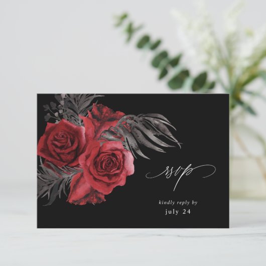 RSVP (rood) - zwart (Staand voorkant)