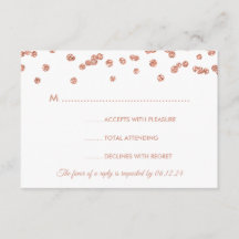 RSVP Roos Gold Glitter Confetti Black