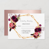 RSVP roos goudbruine bruine bruine bruine bruine b (Voorkant / Achterkant)