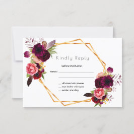RSVP roos goudbruine bruine bruine bruine bruine b Kaartje