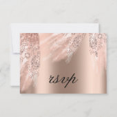 RSVP Roos Weddin Glitter Vrijgezellenfeest Black D (Achterkant)