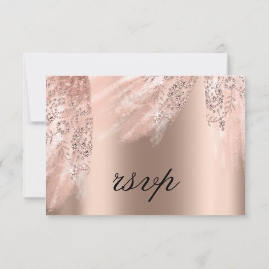 RSVP Roos Weddin Glitter Vrijgezellenfeest Black D (Achterkant)