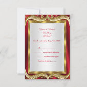 RSVP Royal Red Wedding Gold Crown