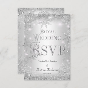 RSVP Royal Wedding Silver Winter Wonderland Crown