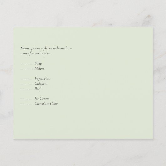 RSVP Roze Blush Olive Weddenschap (Achterkant)