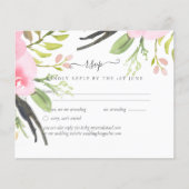 RSVP Roze Blush Olive Weddenschap (Voorkant)