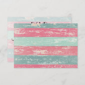 RSVP Roze en Groene Rustic Wooden Fence (Voorkant / Achterkant)