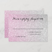 RSVP roze gradiënt (Voorkant / Achterkant)