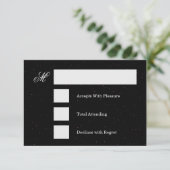 RSVP Roze Kaartje (Staand voorkant)