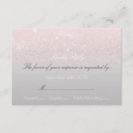 RSVP Roze Rose Glitter Gray Ombre Dandelion