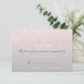 RSVP Roze Rose Glitter Gray Ombre Dandelion (Staand voorkant)