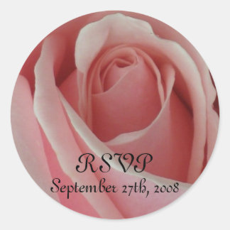 RSVP Roze Rose Sticker