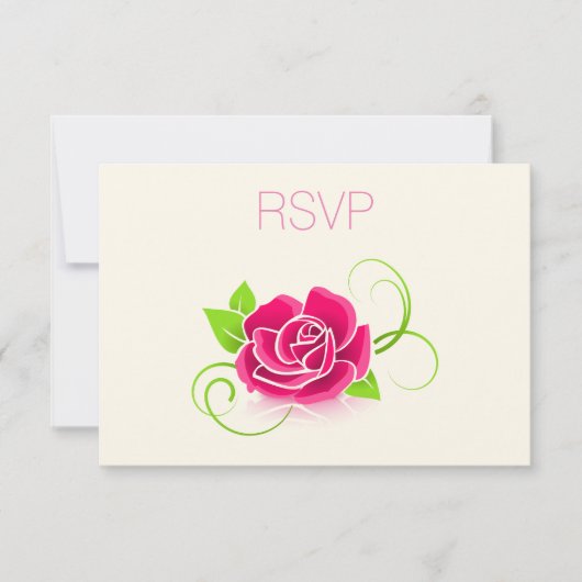 RSVP Roze roze illustratie (Voorkant)