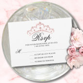 RSVP Roze Spaans Quinceañera Quince