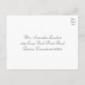 RSVP Roze & Wit Hart Handen van Liefde - Menu (Achterkant)