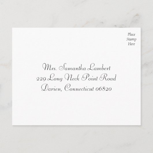 RSVP Roze & Wit Hart Handen van Liefde - Menu (Achterkant)